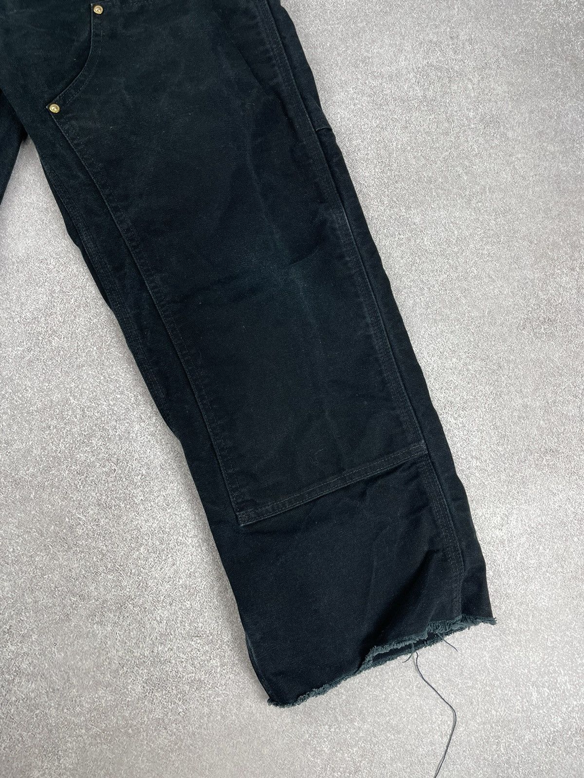 Carhartt × Vintage Vintage Carhartt B01 BLK Double Knee Distressed Pants Size US 32 / EU 48 - 5 Thumbnail