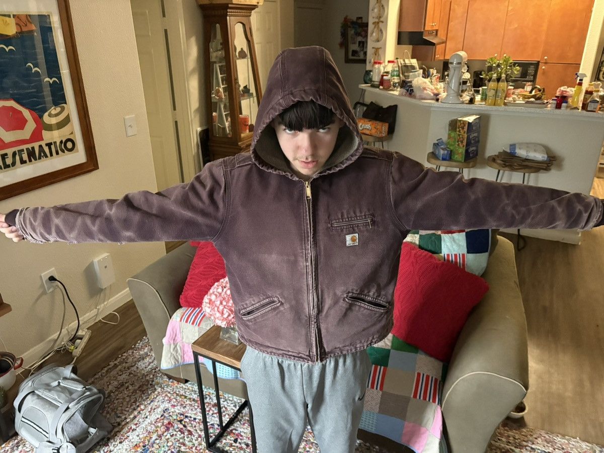 Carhartt Faded burgundy carhartt sherpa lining Size US L / EU 52-54 / 3 - 13 Thumbnail