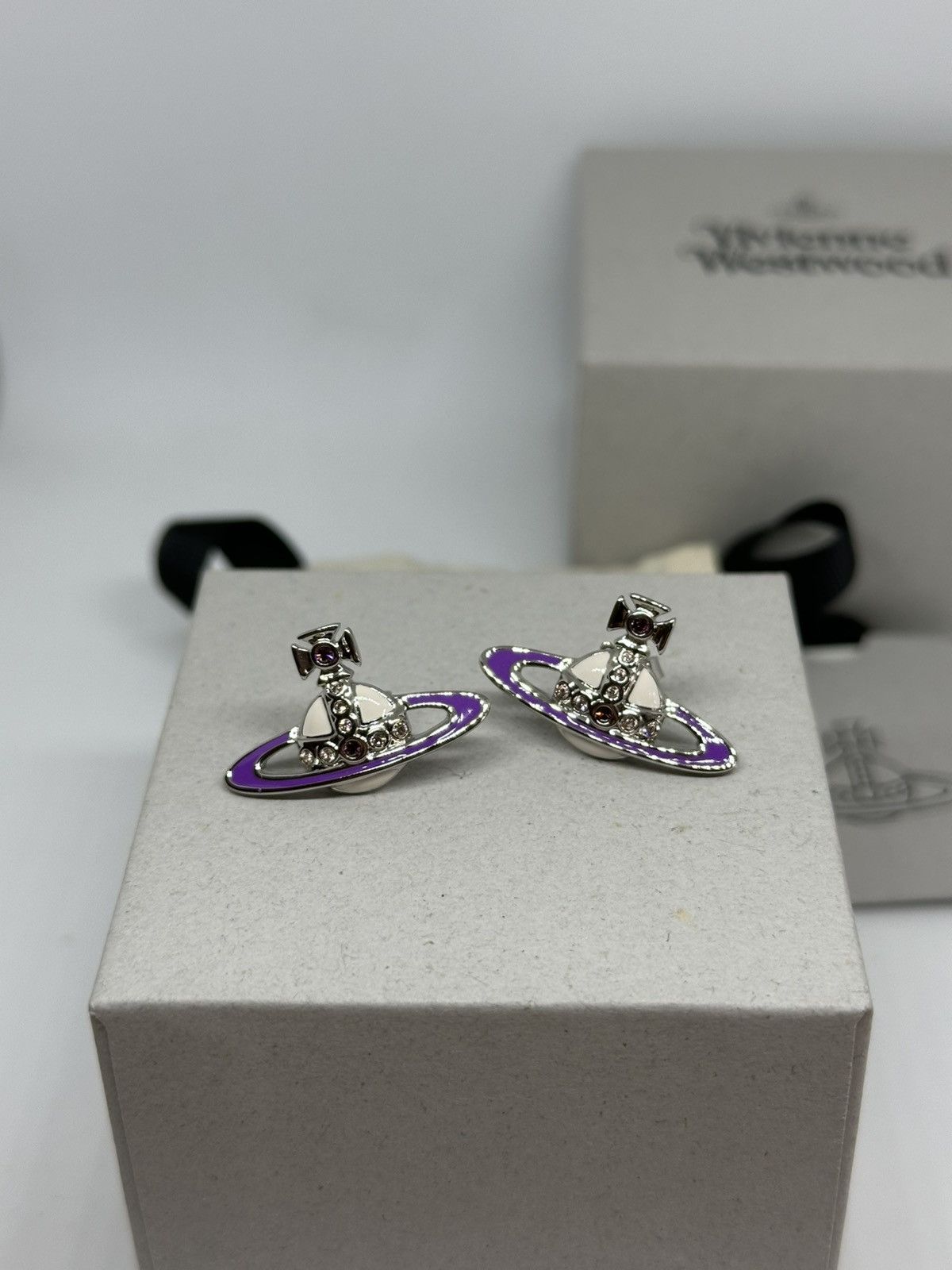 Vivienne Westwood Vivienne Westwood Neo Neil earrings Size ONE SIZE - 1 Thumbnail