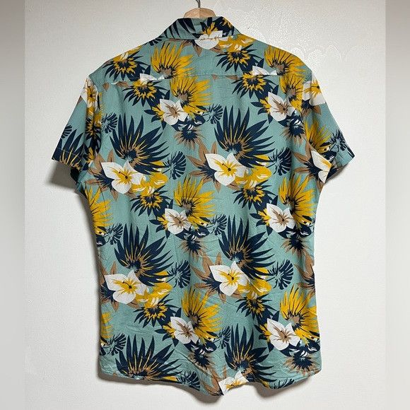 Other ambsn FRAWL Hawaiian Shirt - 100% Cotton Tropical Print Size US M / EU 48-50 / 2 - 9 Thumbnail