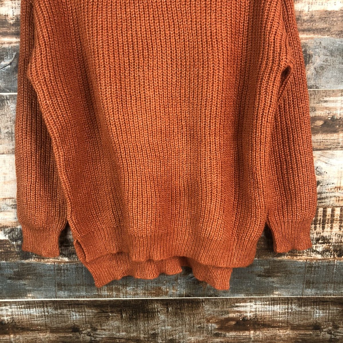 Homespun Knitwear × Japanese Brand Lepsim Orange vintage Knitwear #A2264 Size L / US 10 / IT 46 - 6 Thumbnail