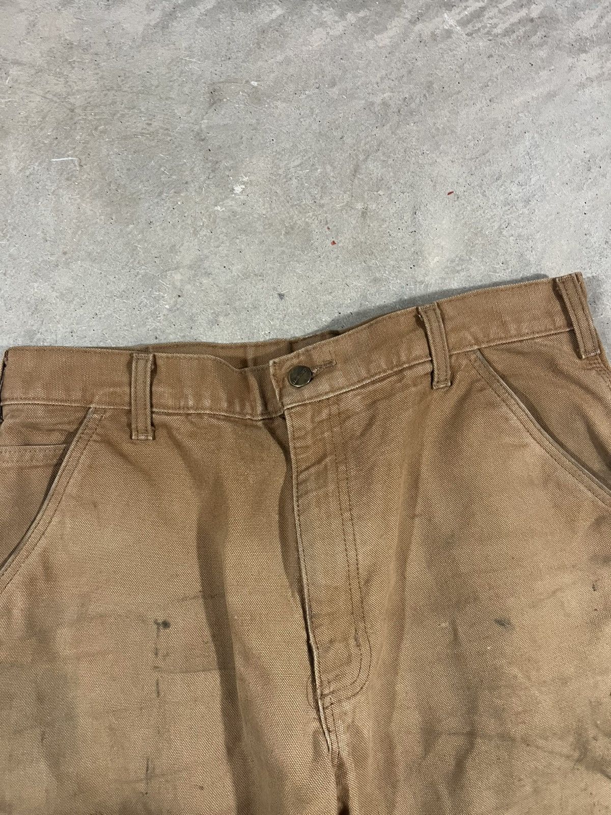 Carhartt Carhartt B11 BRN Work Pants Faded Brown 34x34 Size US 34 / EU 50 - 5 Thumbnail