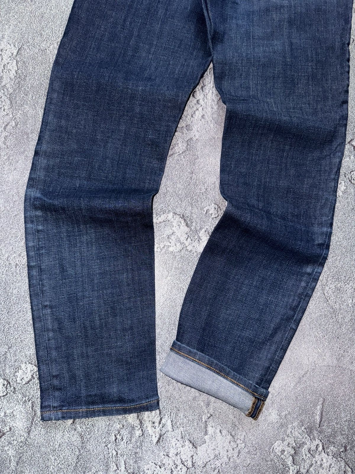 Cos × Designer COS 38 denim pant trouser Jean chino Wmns dark blue Size 26" / US 2 / IT 38 - 2 Thumbnail