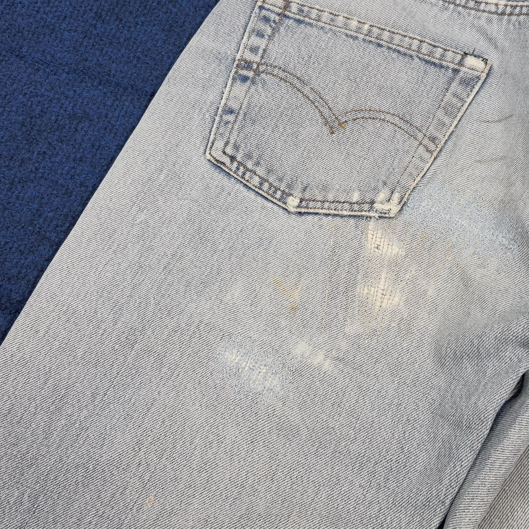 Levi's Vintage Levi’s 501 Custom Sashiko Repair Distressed C297N11 Size US 28 / EU 44 - 8 Thumbnail