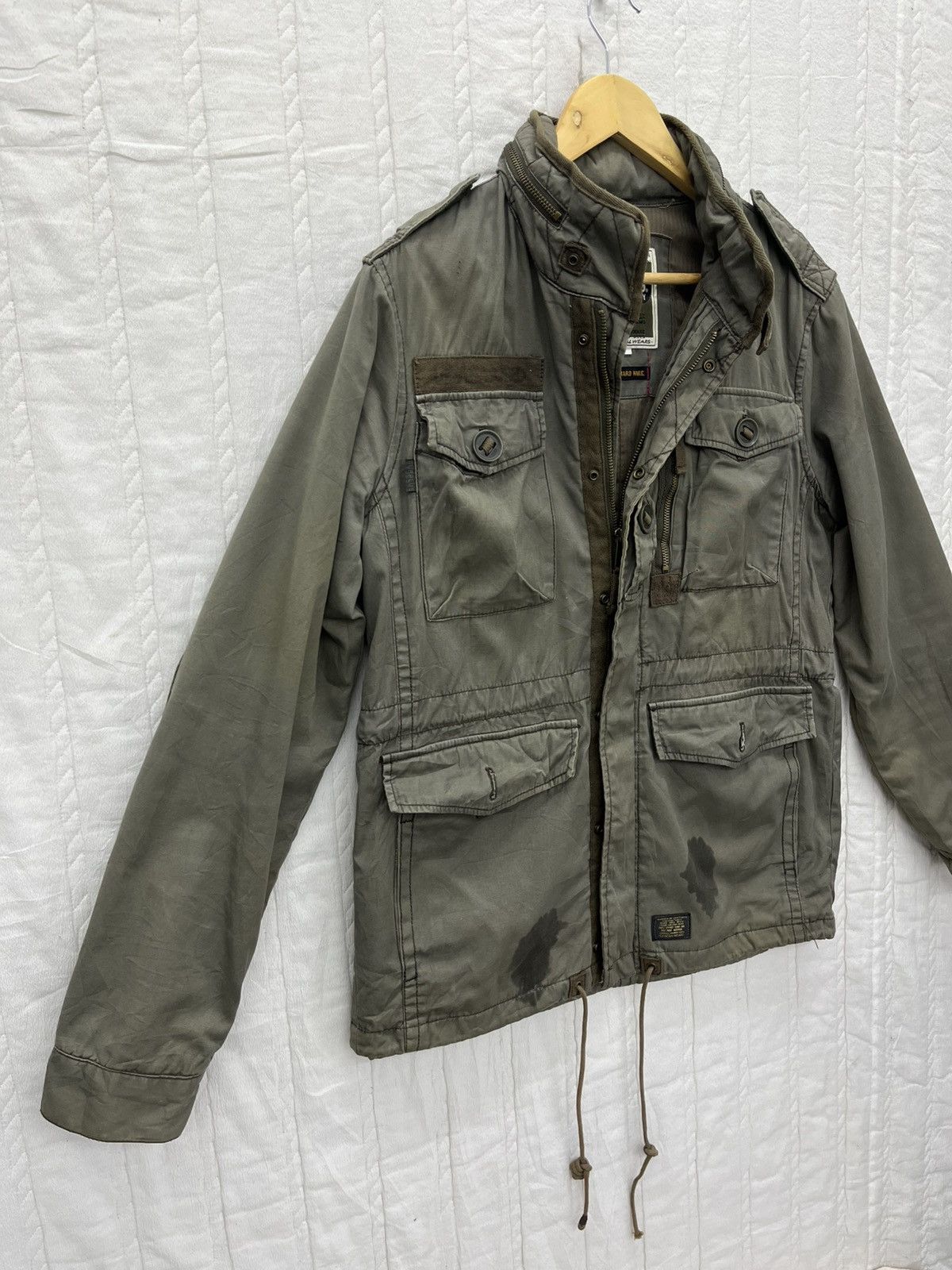 Japanese Brand SURPLUS SEMINARY GORPCORE JACKET HIDDEN HOODIE Size US L / EU 52-54 / 3 - 2 Thumbnail