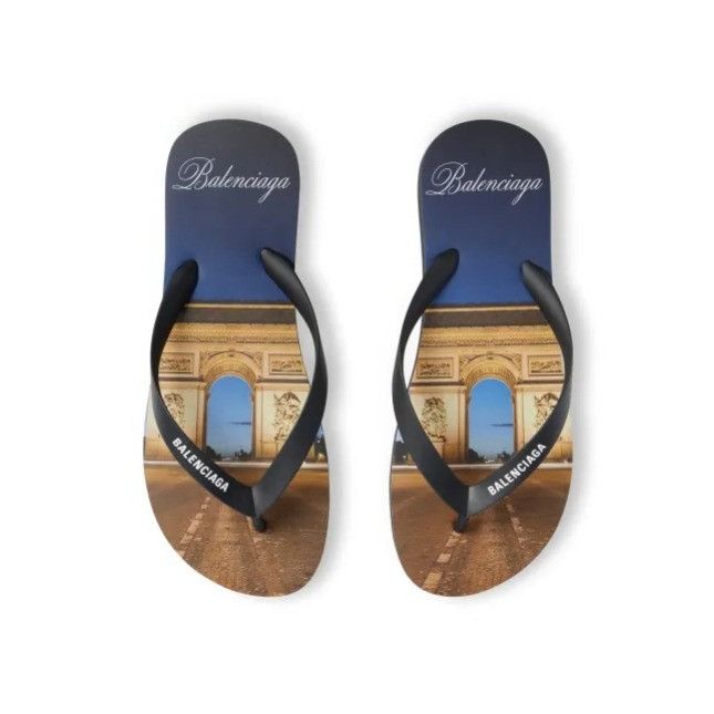 Balenciaga o1loc1c0925 812925 Souvenir Thong Sandals in Multicolor Size US 9 / EU 42 - 4 Thumbnail