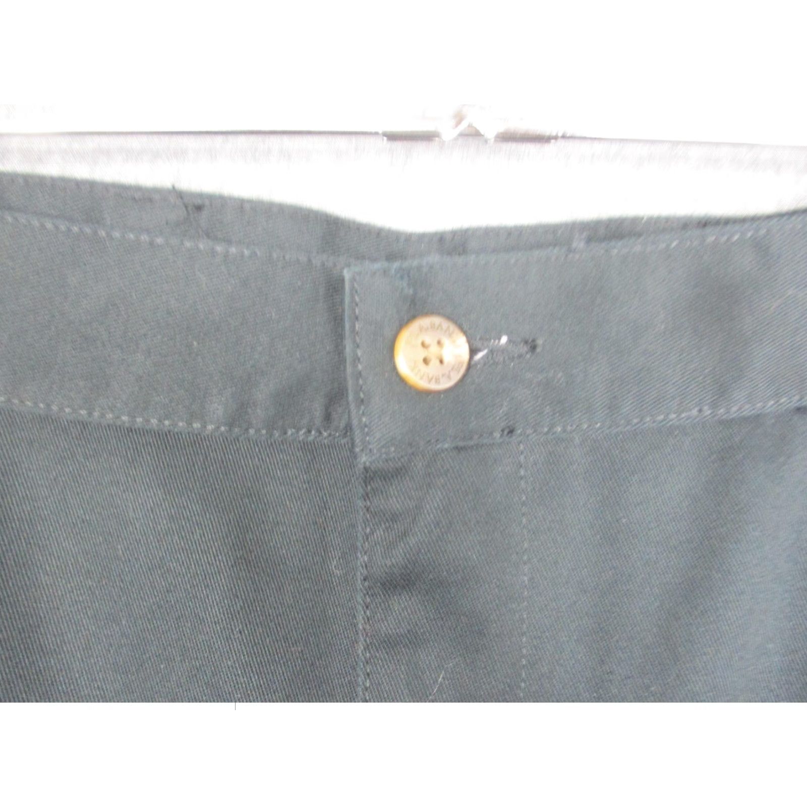 Jos. A. Bank Jos. A. Bank Pants Mens 42x30 Black Cotton Pleated Chino Classic Fit Dress Size US 42 / EU 58 - 4 Thumbnail