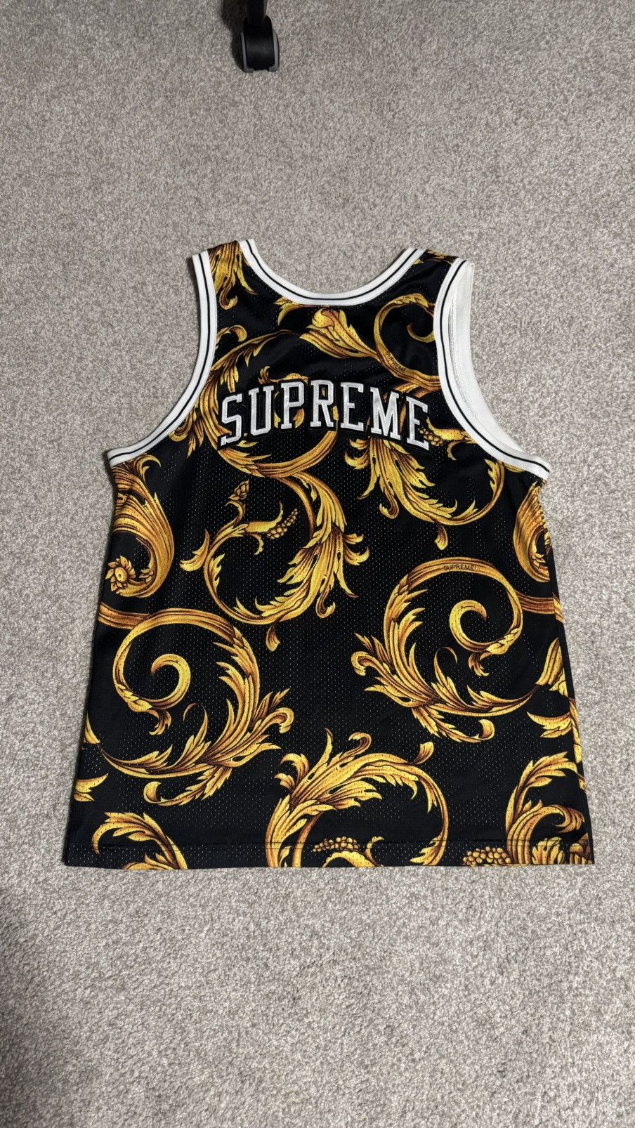 2014ss Supreme×NIKE Basketball Jersey Supreme Nike Basketball Jersey Black Men's - SS14 - US