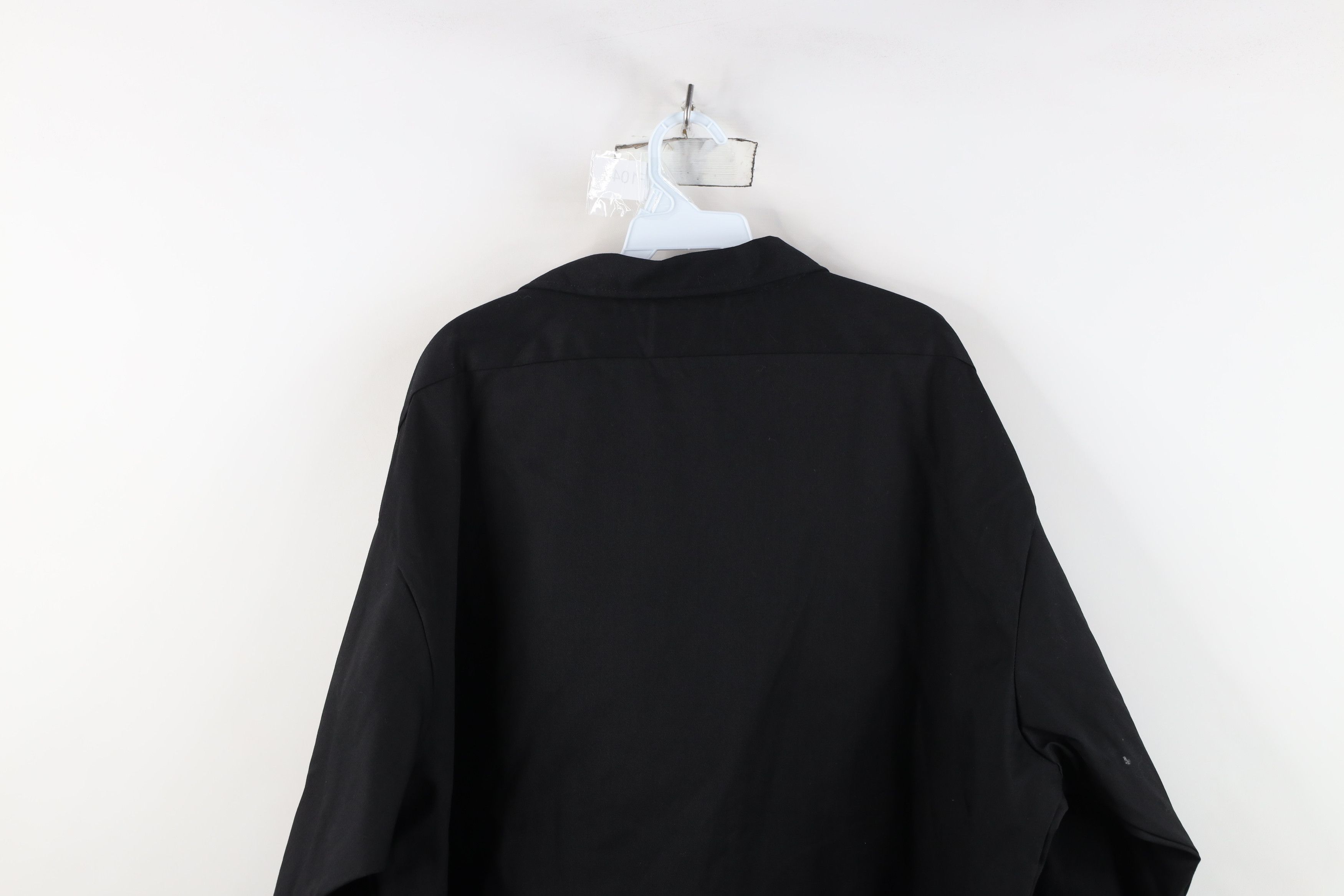 Dickies Vintage 90s Dickies Workwear Mechanic Button Shirt Black USA Size US XL / EU 56 / 4 - 11 Thumbnail