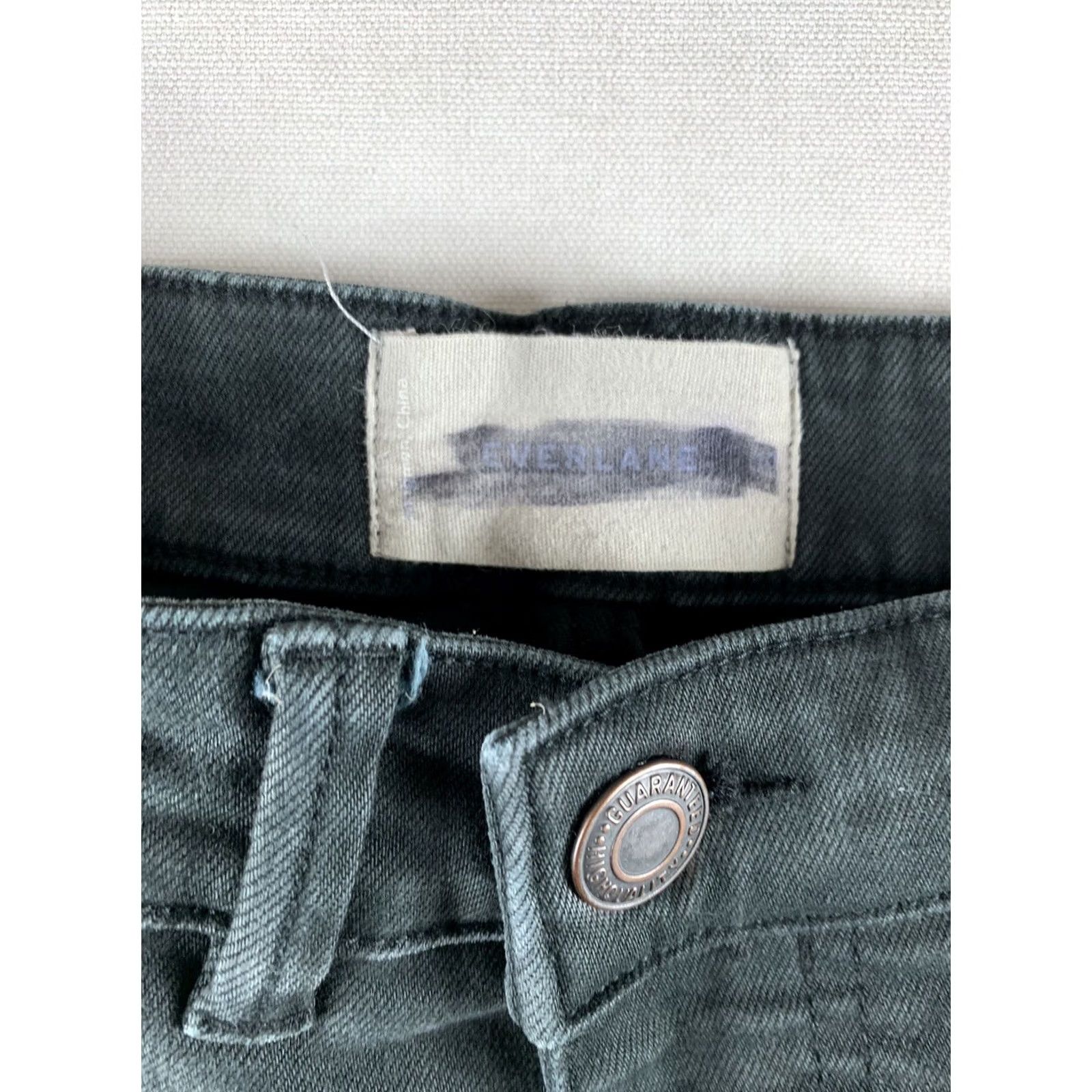 Everlane EVERLANE JEANS WOMENS BLACK CROPPED SLIM REGULAR 28X25 Size 28" / US 6 / IT 42 - 5 Thumbnail