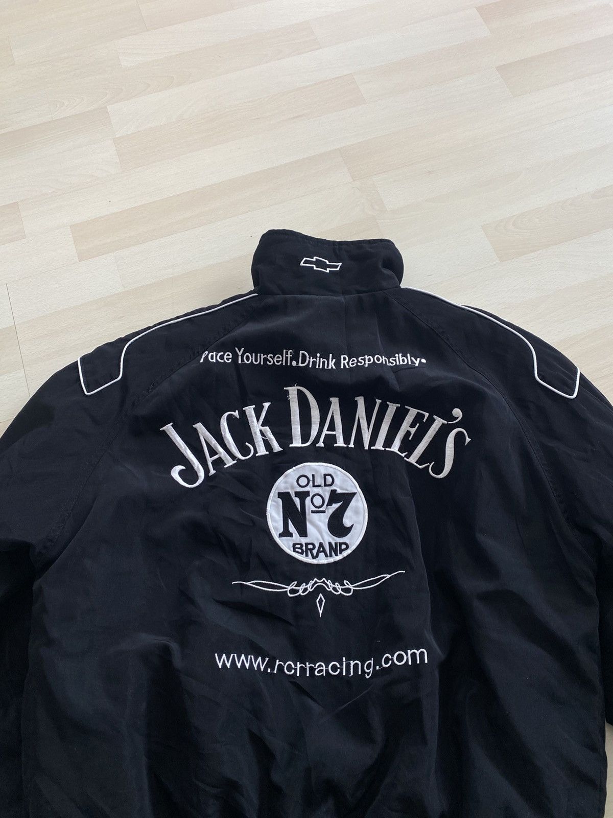 Formula 1 Jack Daniels Racing Embroided Logo Bomber Jacket Size US XL / EU 56 / 4 - 14 Thumbnail