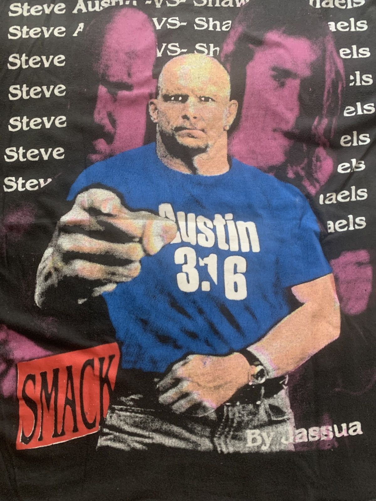WCW/nWo Vintage WWE Austin vs Shawn Michael Size US M / EU 48-50 / 2 - 18 Thumbnail