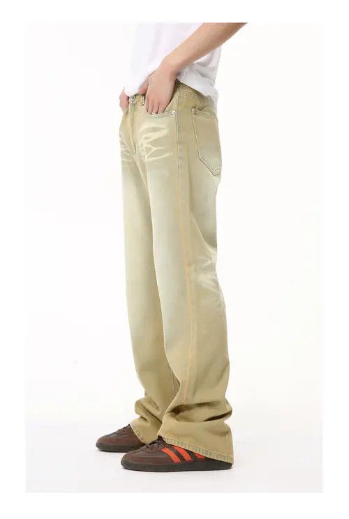 Other Distressed yellowed vintage flared washed jeans Size US 32 / EU 48 - 5 Thumbnail