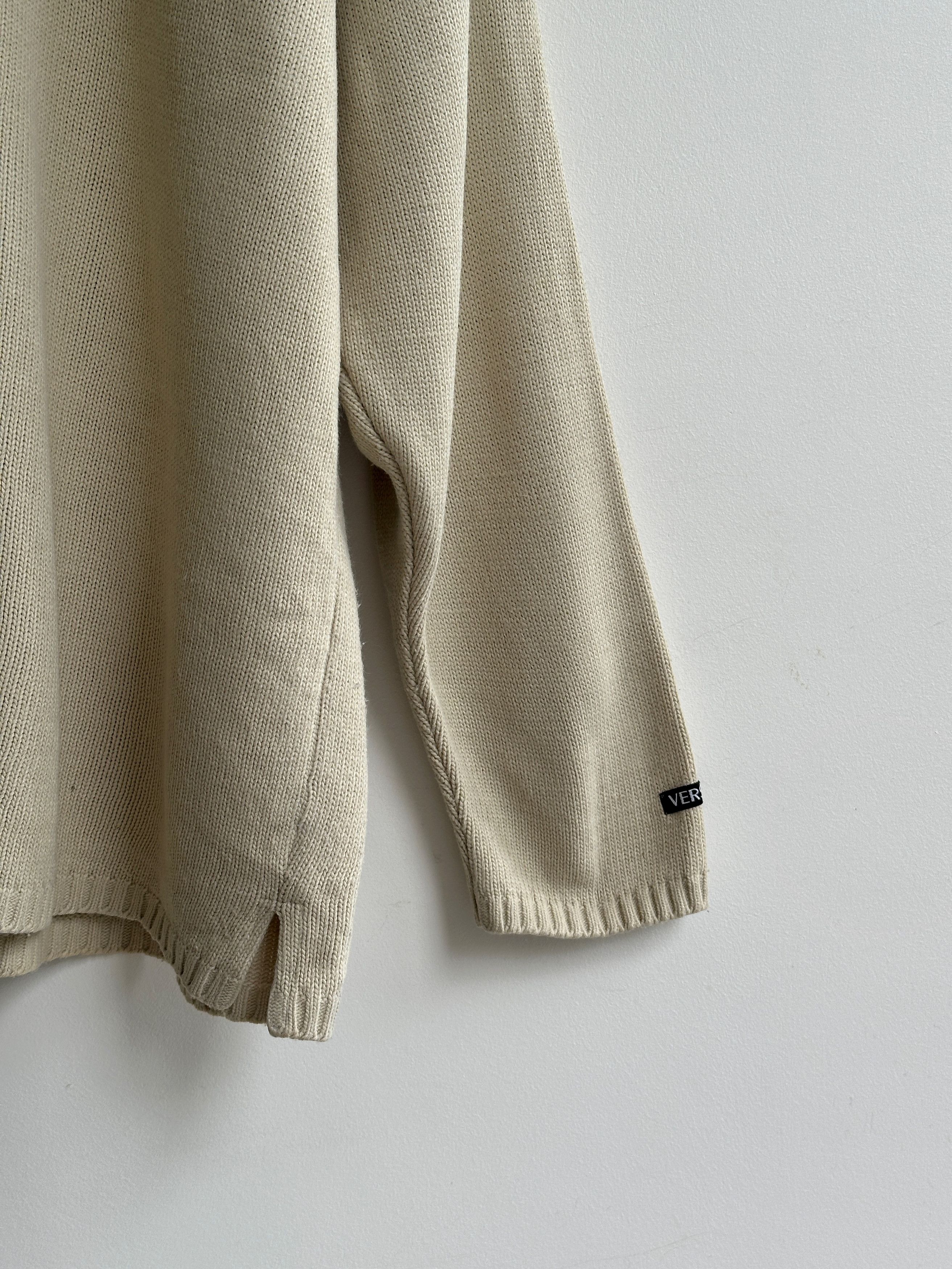 Versace Jeans Couture Vintage Versace Jeans Couture Half Zip Sweater Jumper Size US M / EU 48-50 / 2 - 4 Thumbnail
