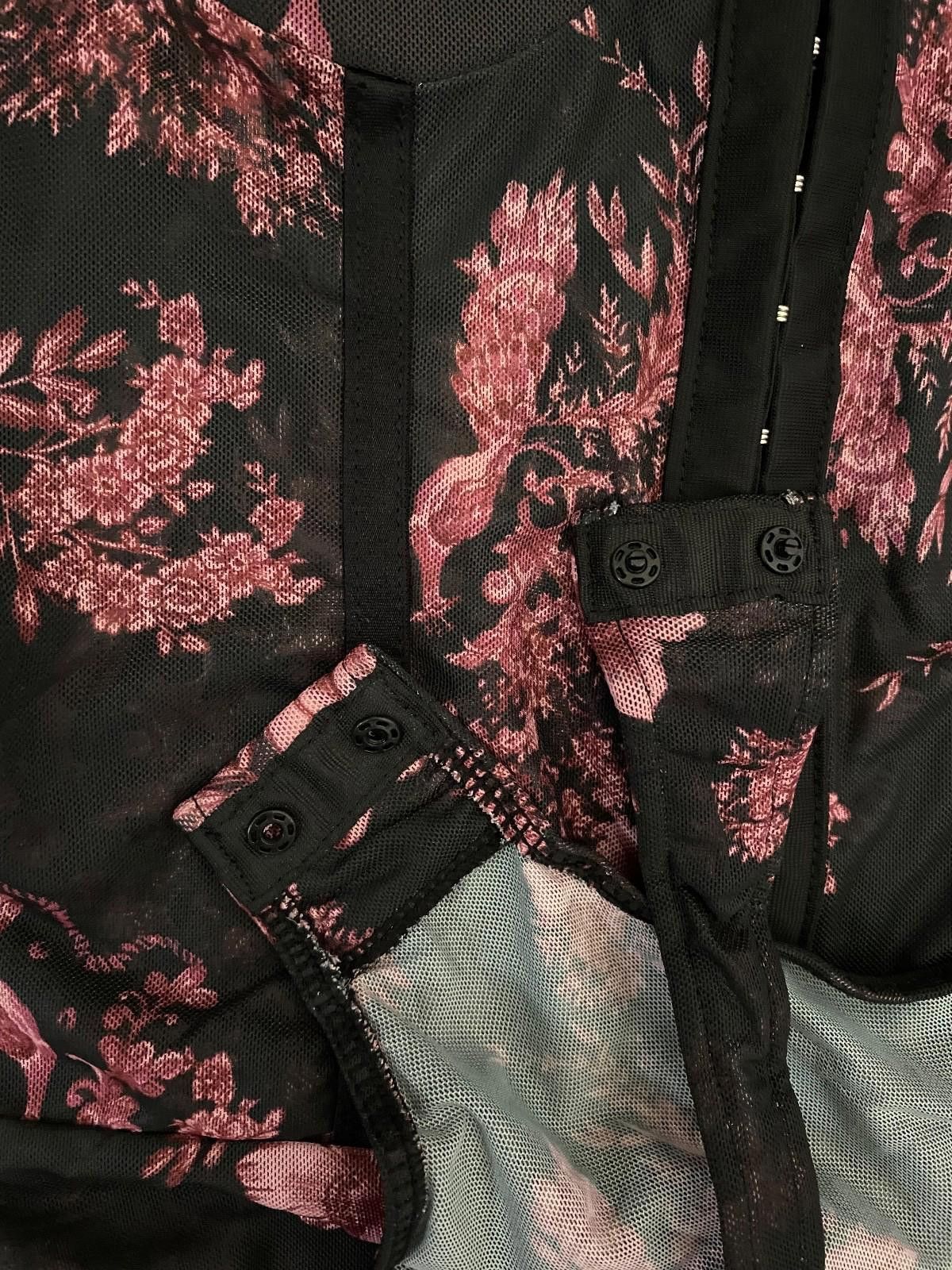 Free People FREE PEOPLE Intimately FP Floral Mesh Bodysuit (X-SMALL) Size XS / US 0-2 / IT 36-38 - 9 Thumbnail