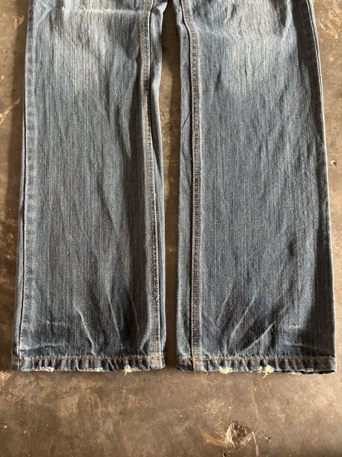 Hysteric Glamour × If Six Was Nine × Le Grande Bleu (L.G.B.) VTG GUMU JAPANESE DENIM SUKAJAN PANELLED Size US 33 - 9 Thumbnail