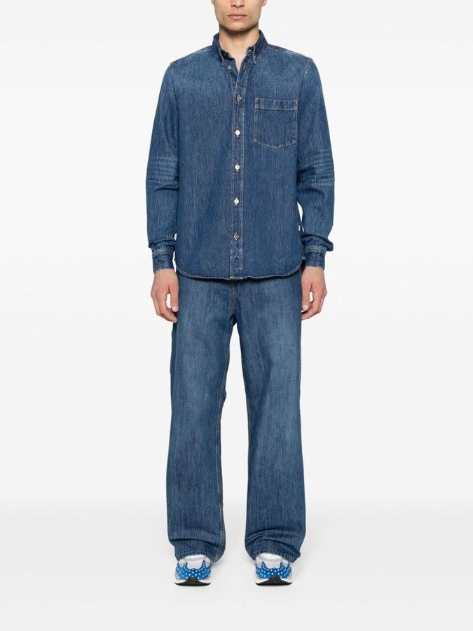 Acne Studios 48/M - Vintage Wash - Ansel Denim Shirt Size US M / EU 48-50 / 2 - 3 Thumbnail