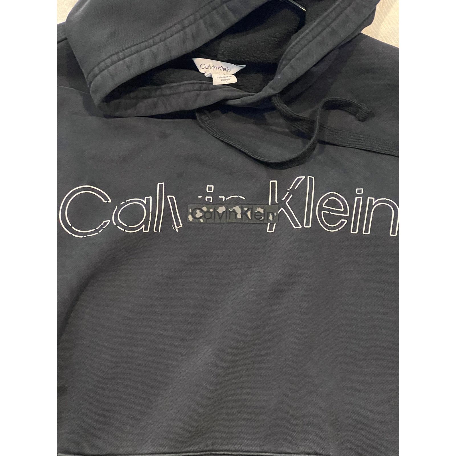 Calvin Klein Calvin Klein Black Pullover Hoodie Size US M / EU 48-50 / 2 - 4 Thumbnail