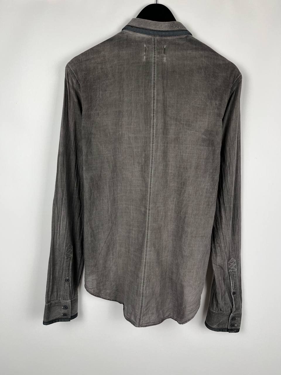 Diesel VINTAGE DIESEL Industry Grey Ribbed Shirt Eagle Embroidery Size US L / EU 52-54 / 3 - 2 Thumbnail