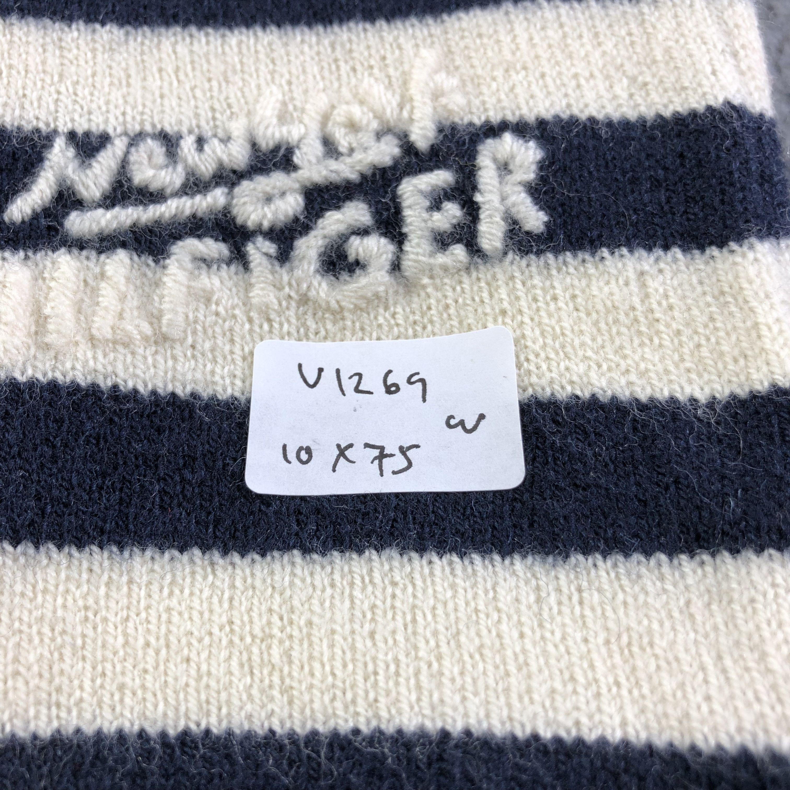 Tommy Hilfiger Tommy Hilfiger Striped Wool Scarf Muffler V1269 Size ONE SIZE - 9 Thumbnail