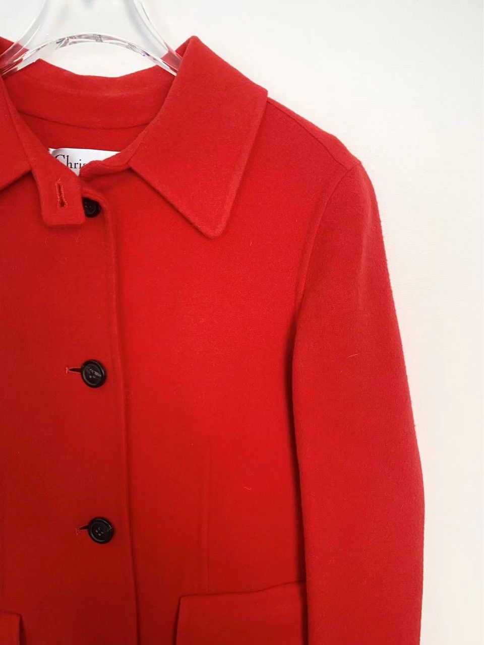 Dior Christian Dior full cashmere lapel single-breasted coat Size XS / US 0-2 / IT 36-38 - 3 Thumbnail