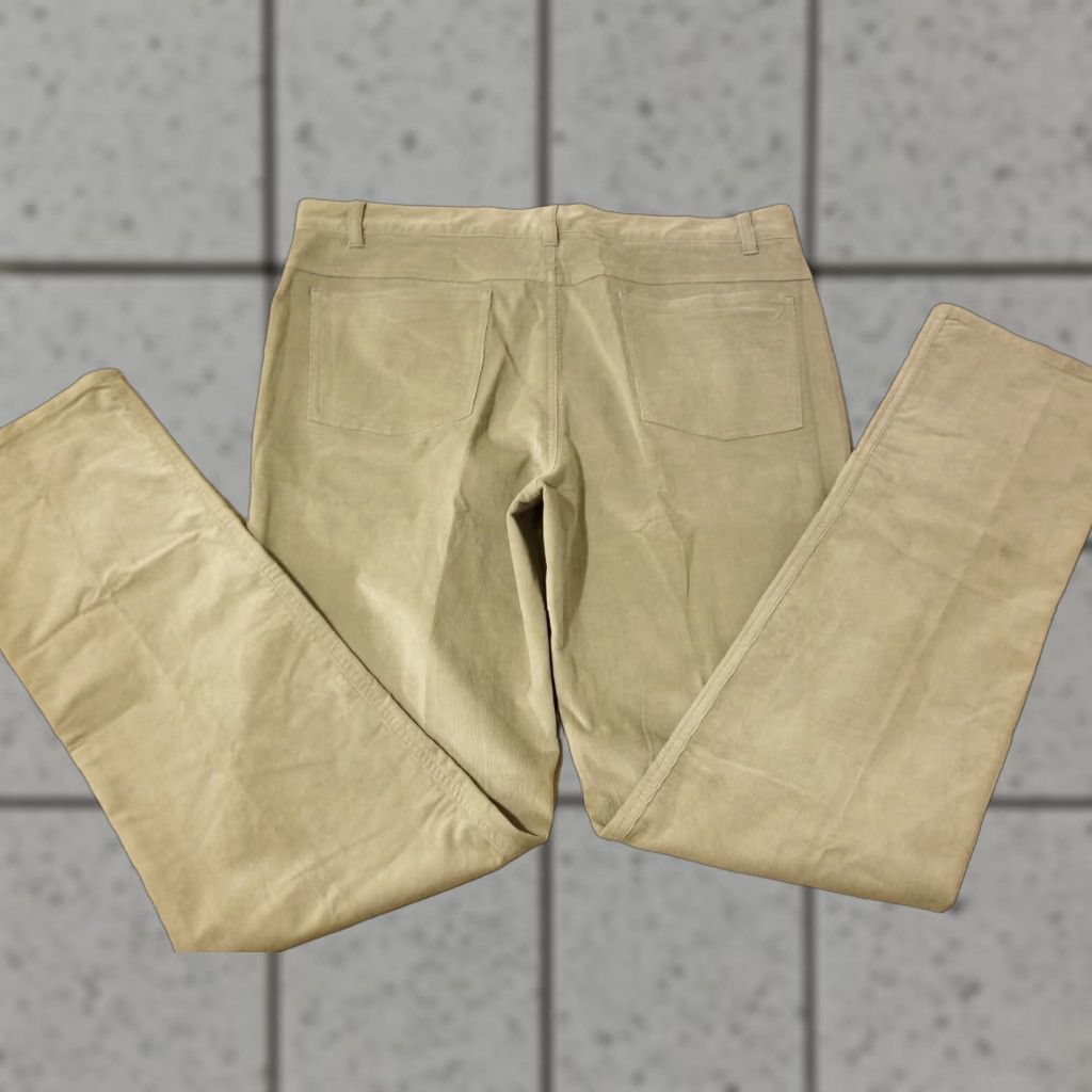 Vintage Mens Bobby Jones Rule 18 Corduroy Jeans Pants 34x32 Khaki Beige Stretch Cotton Chino Golf 90s Boys Mens Size US 34 / EU 50 - 1 Thumbnail