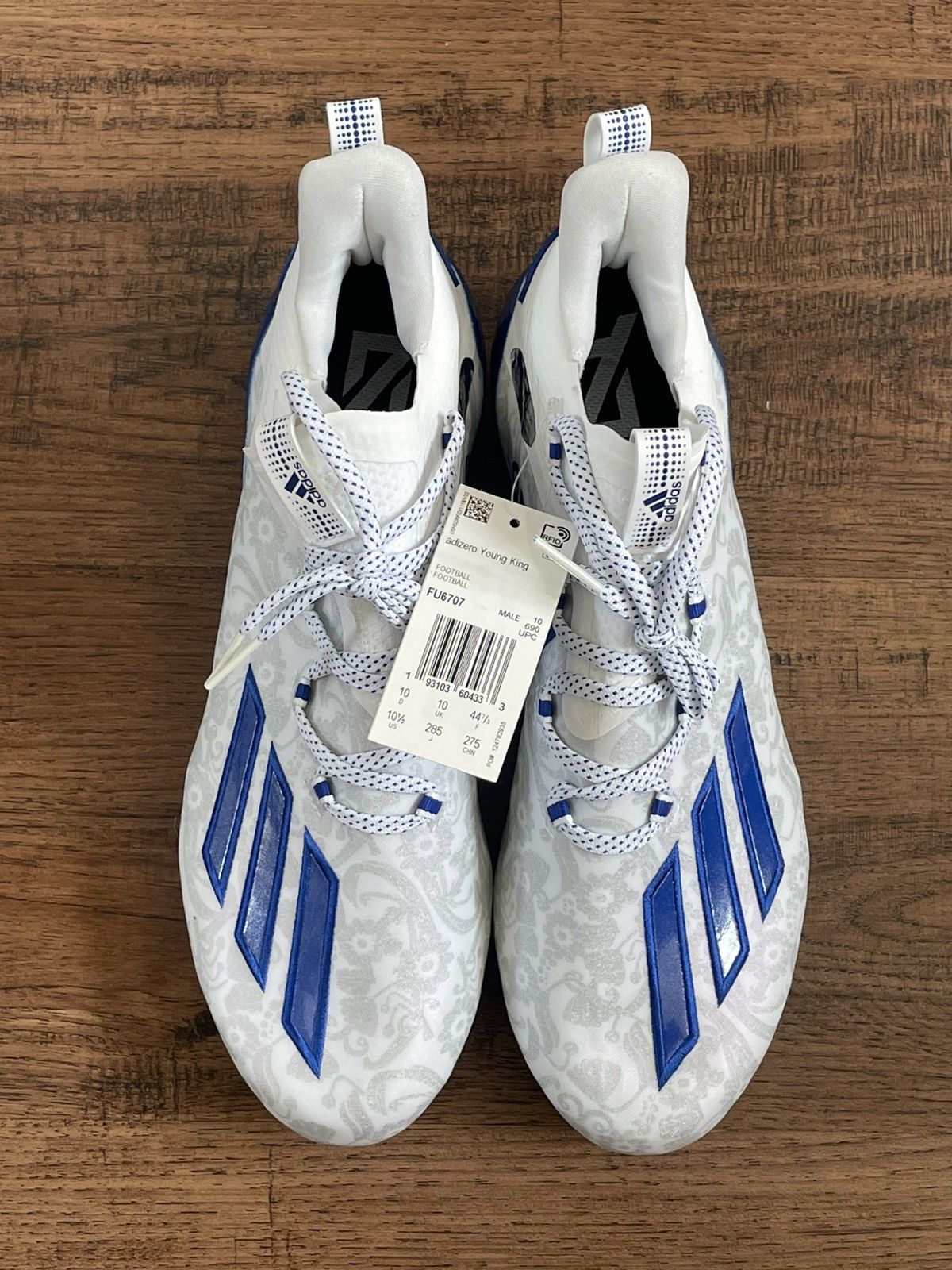 Adidas Adidas Adizero New Reign ‘Floral Blue’ (size mens 10.5) Size US 10.5 / EU 43-44 - 3 Thumbnail