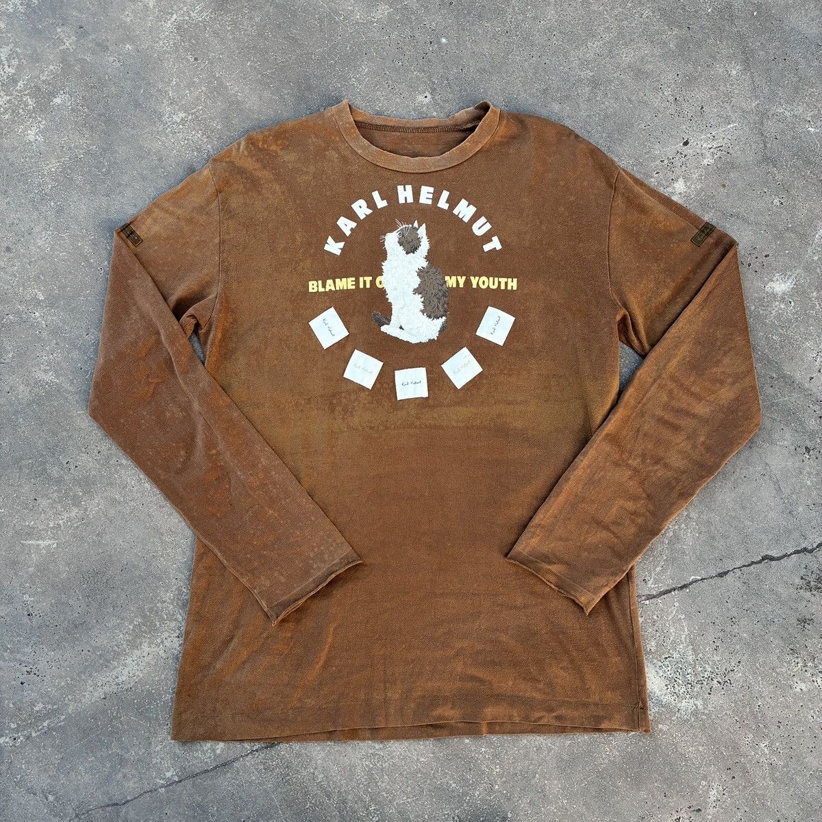 Karl Helmut Vtg Karl Helmut Cat Design Ne-net inspired Size US M / EU 48-50 / 2 - 1 Thumbnail