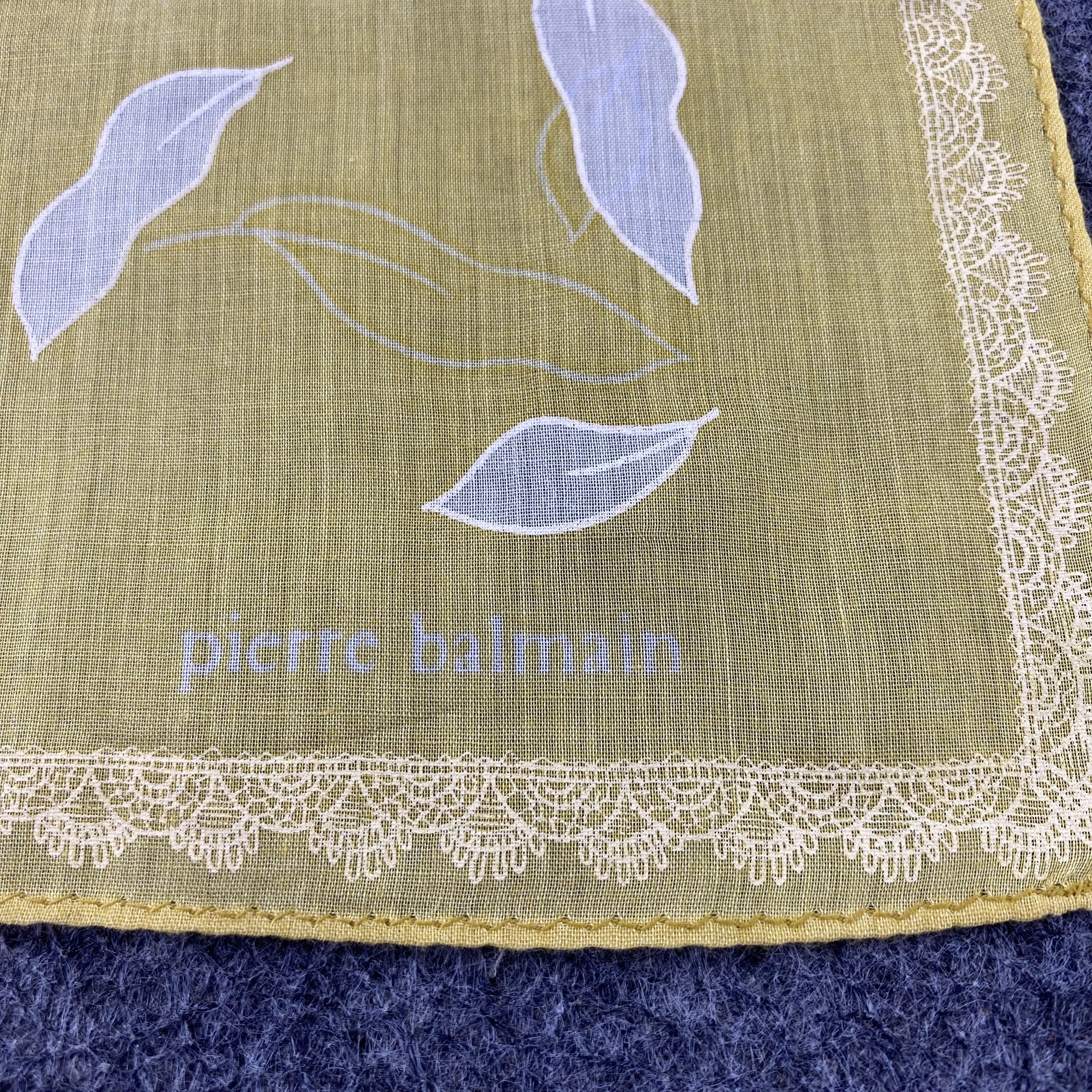 Pierre Balmain Pierre Balmain Handkerchief / Bandana / Neckerchief-B1254 Size ONE SIZE - 5 Thumbnail