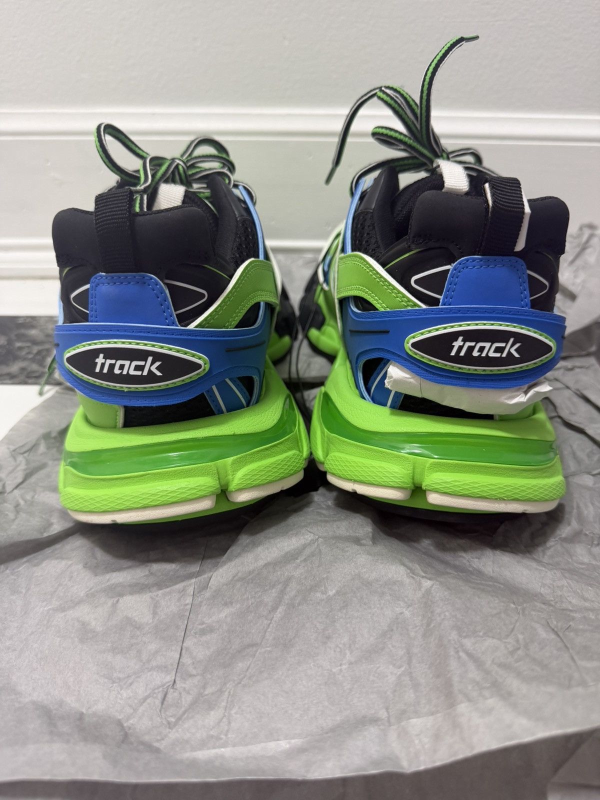 Balenciaga Balenciaga Track Sneaker Green Blue Black Size 41 Brand New Size US 8 / EU 41 - 5 Thumbnail