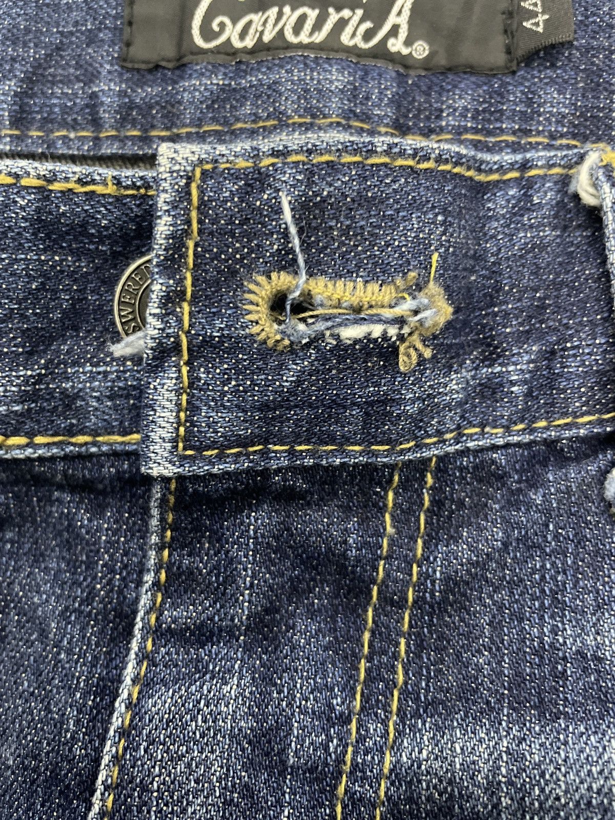 14th Addiction CavariA Japan Distressed Flare Jeans Size US 30 / EU 46 - 11 Thumbnail