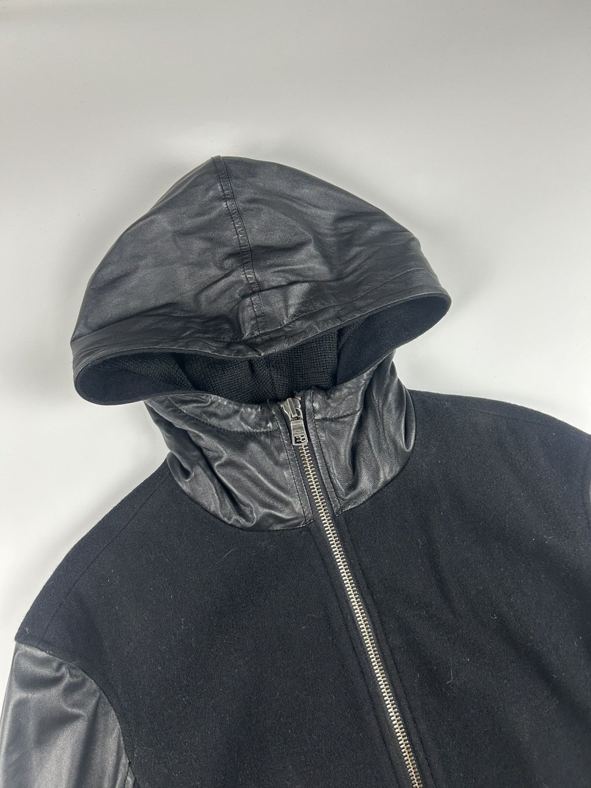 Armani Exchange Armani - Armani Exchange Leather/Wool Jacket Size US S / EU 44-46 / 1 - 2 Thumbnail