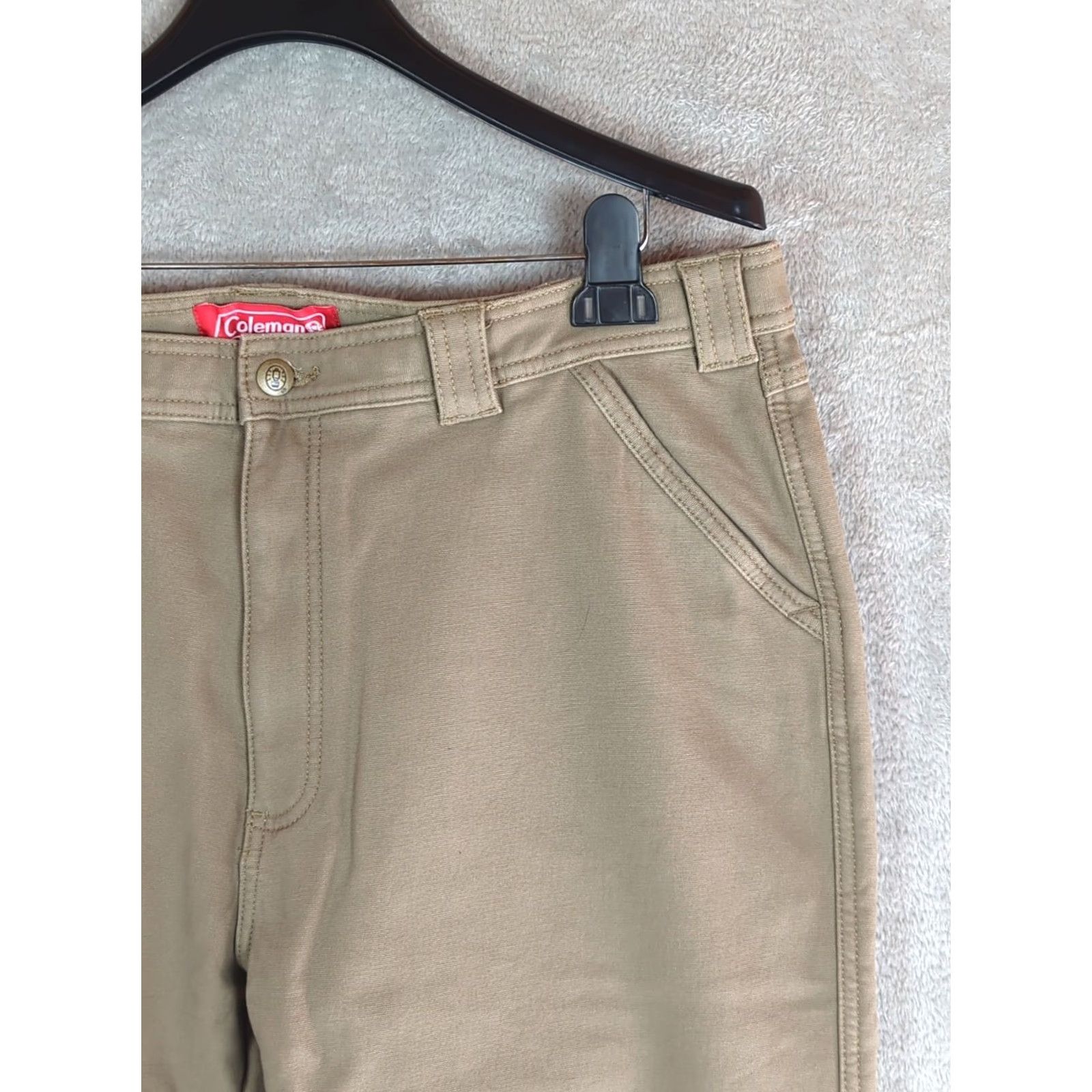 Vintage Coleman Pants Carpenter Fleece Lined 38 Regular Men Copper Canvas 32 Inseam NWT Adjustable Stretch Dress Casual Outdoors Size US 38 / EU 54 - 3 Thumbnail