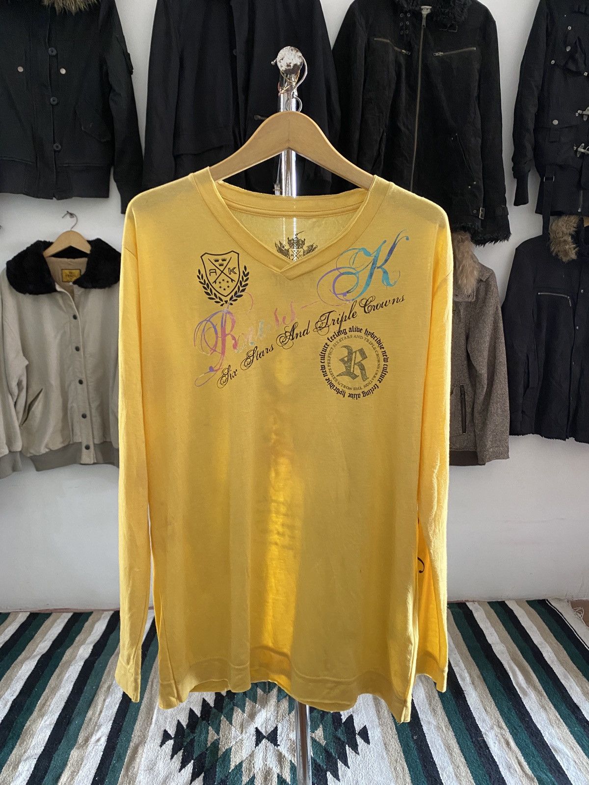 If Six Was Nine Russ.k Hysteric Glamour Style Longslevee Size US XL / EU 56 / 4 - 1 Thumbnail