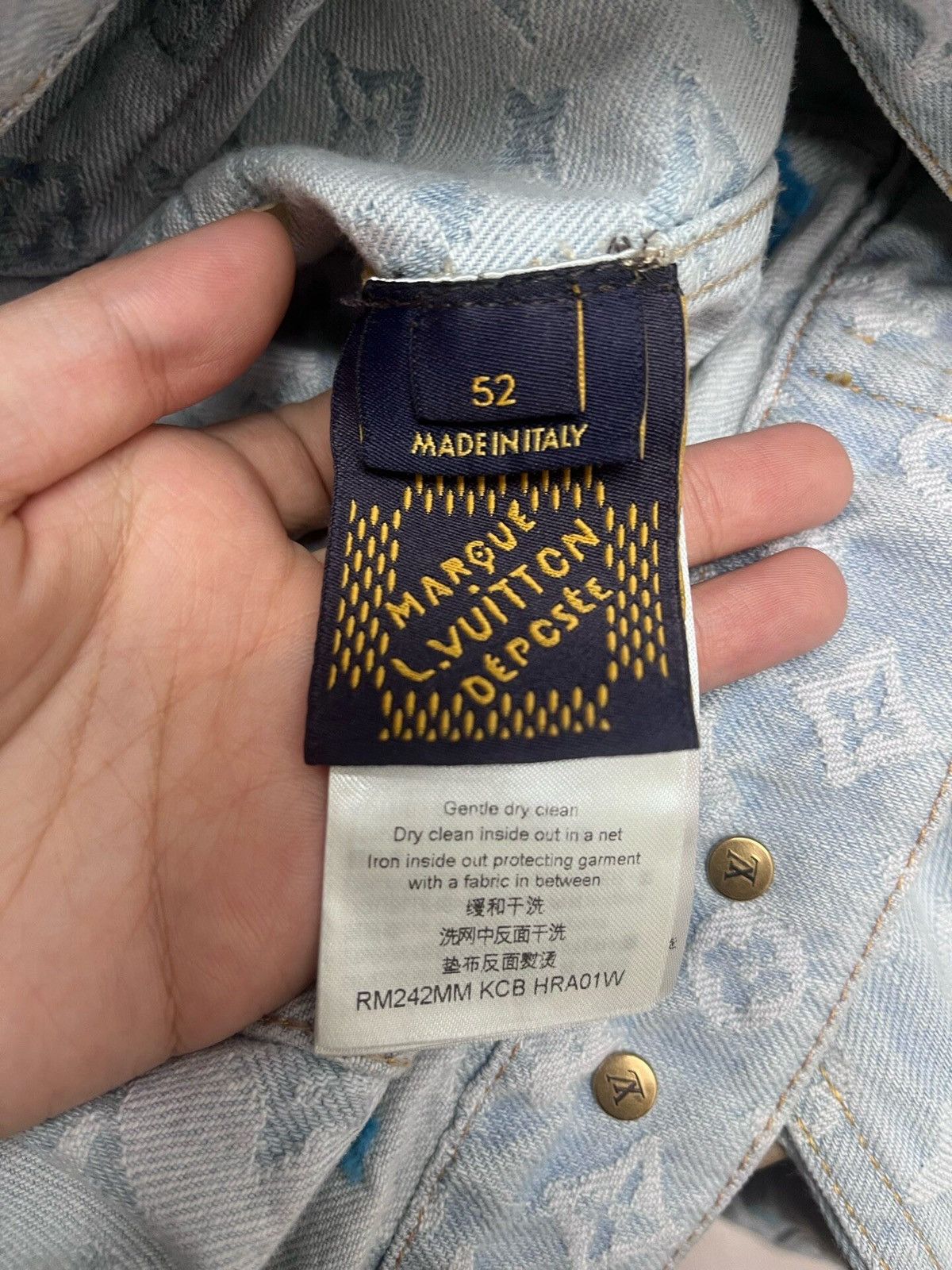 Louis Vuitton Louis Vuitton Tyler, the Creator Monogram Denim Jacket Size US L / EU 52-54 / 3 - 4 Thumbnail