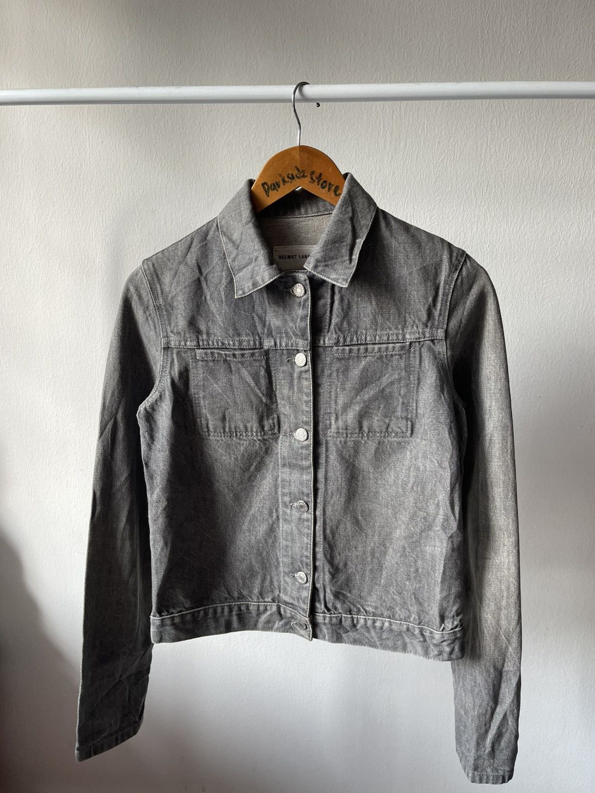 Helmut Lang 90s Helmut Lang Slim 2Pocket Turn Up Denim Jacket Size US XS / EU 42 / 0 - 4 Thumbnail