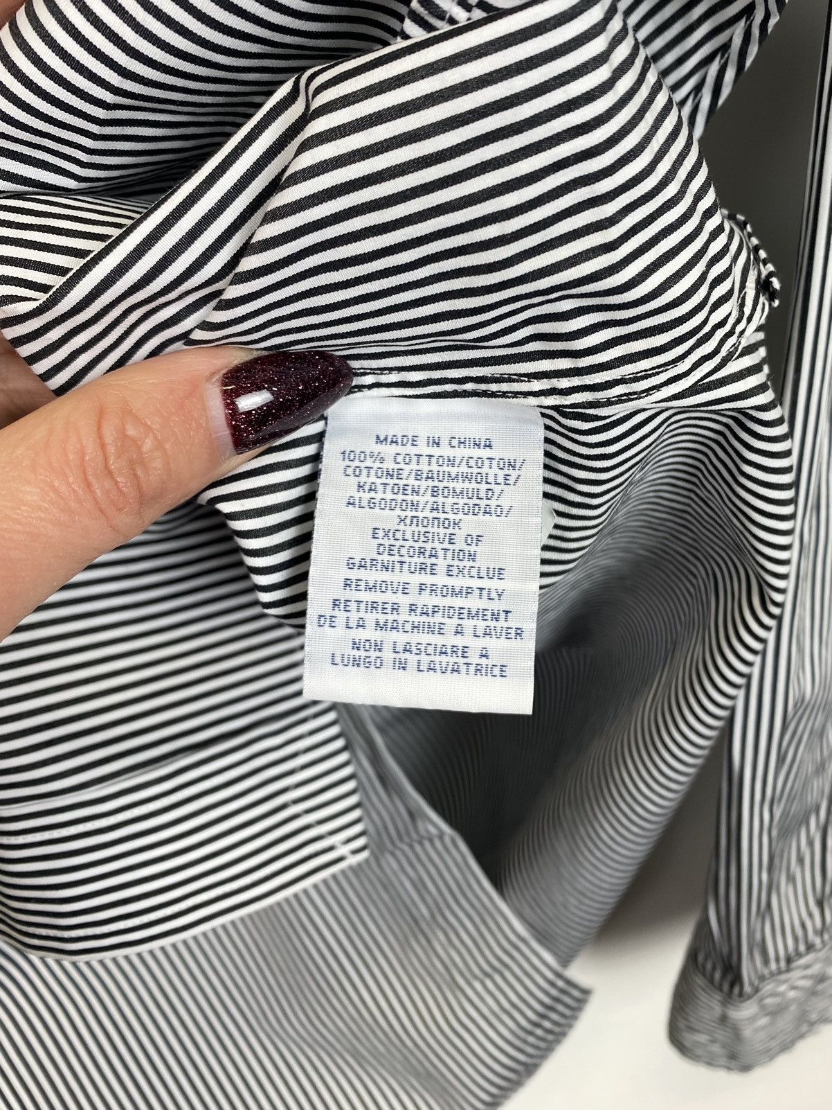 Polo Ralph Lauren Polo Ralph Lauren Striped Dress Formal Shirt Size 17 Size US XXL / EU 58 / 5 - 6 Thumbnail