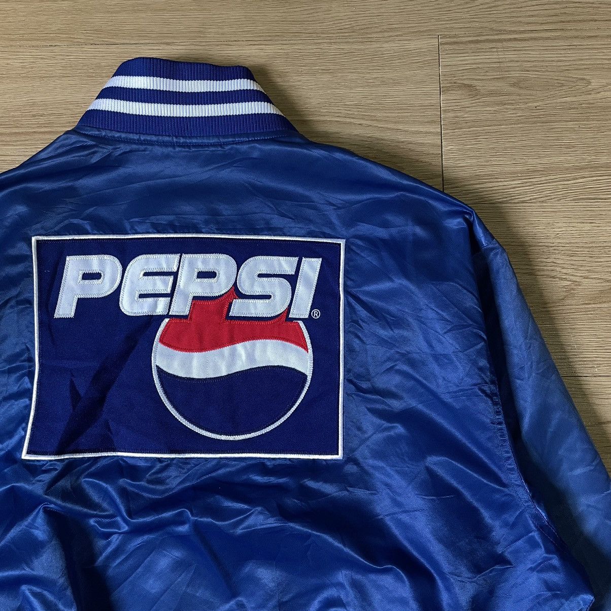 Pepsi GRAIL MLB ICHIRO SUZUKI x PEPSI VARISTY BOMBER JACKET Size US XXL / EU 58 / 5 - 22 Thumbnail