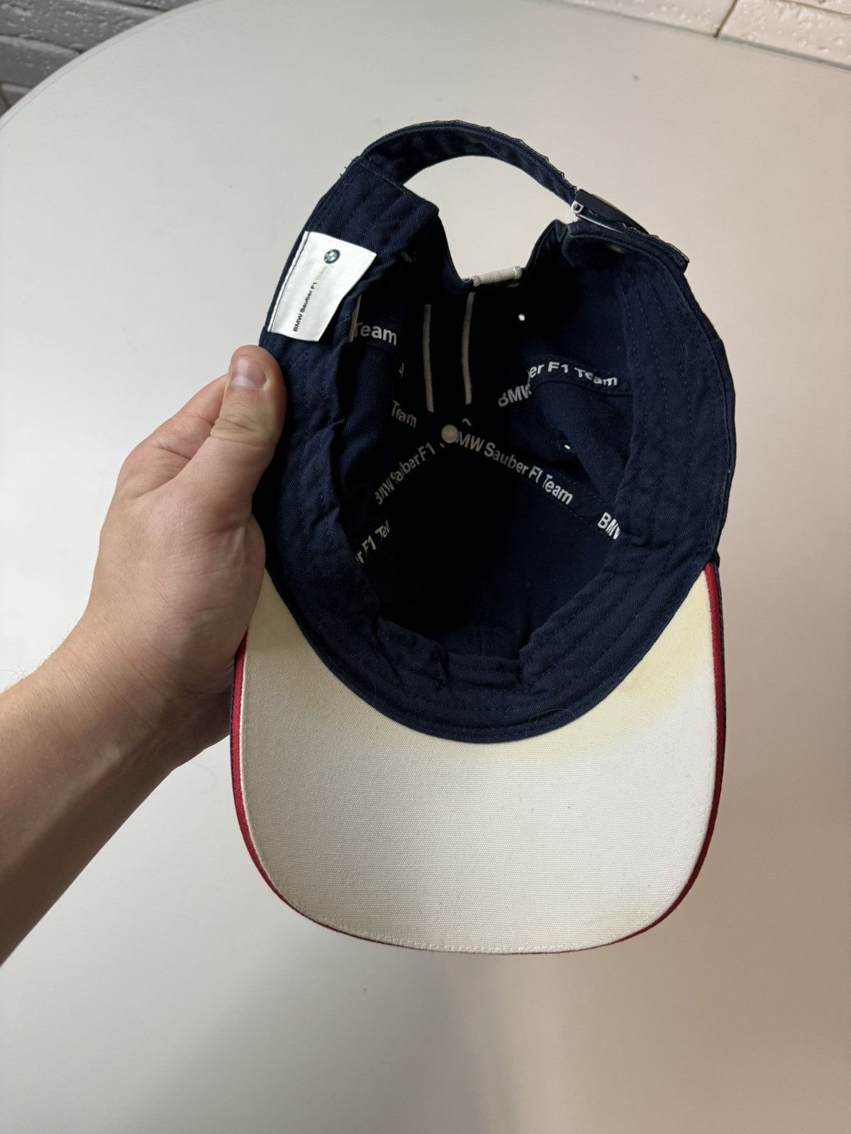 BMW Bmw Sauber F1 team vintage cap hat Size ONE SIZE - 6 Thumbnail