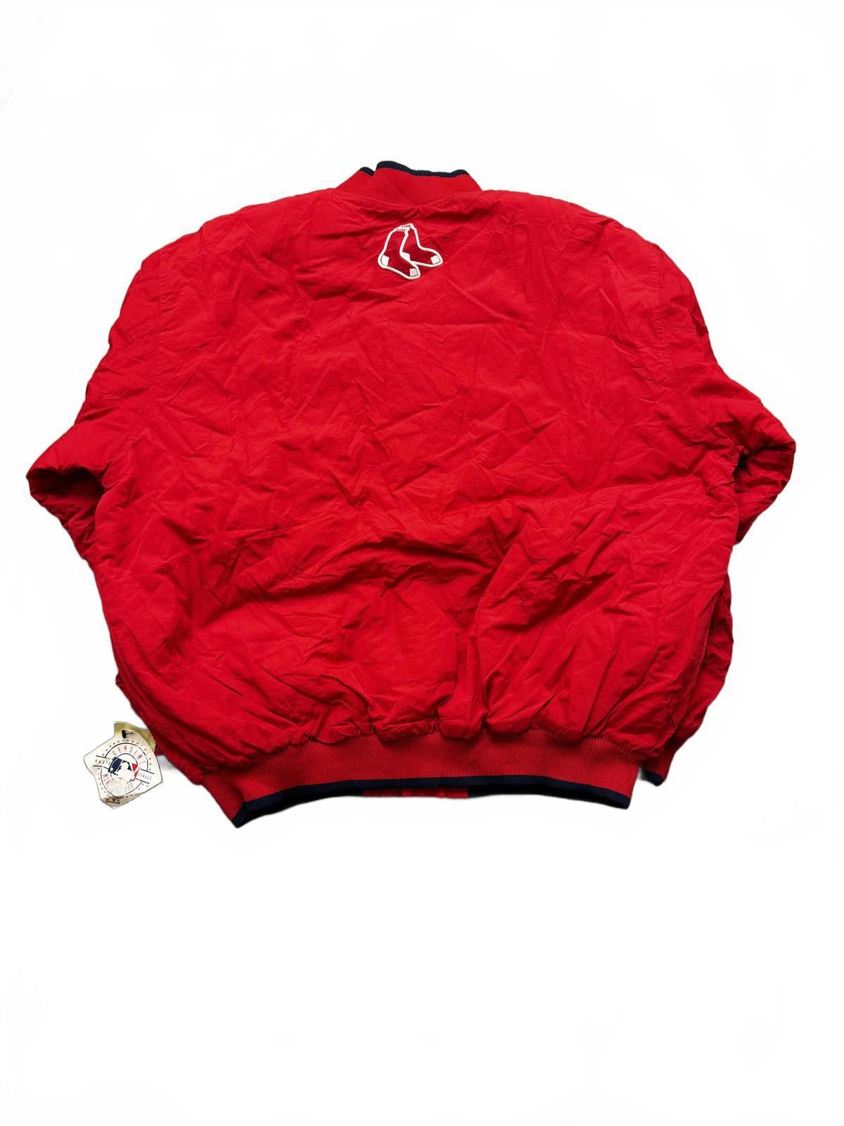 Starter Vintage Boston Red Sox Starter Jacket - Classic Red Size US XL / EU 56 / 4 - 4 Thumbnail