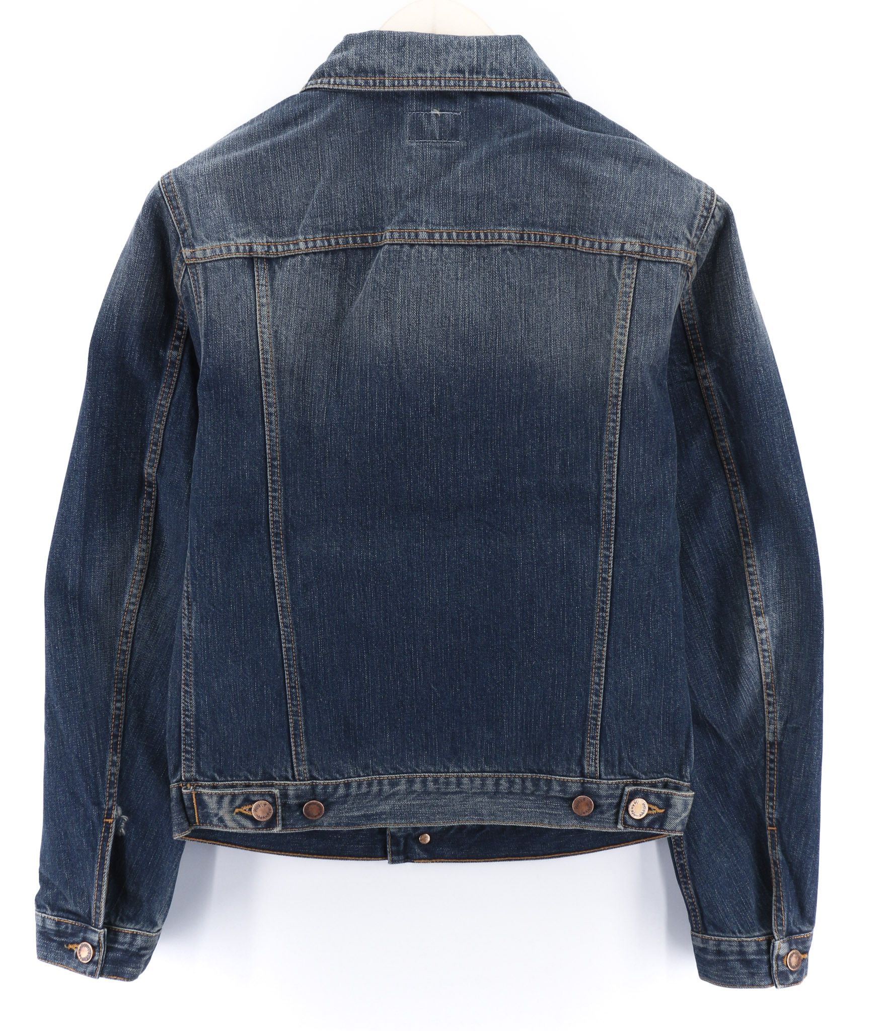 Nudie Jeans BILLY DARK AUTHENTIC DENIM S Blue Denim Jacket 80395 Size US S / EU 44-46 / 1 - 2 Thumbnail