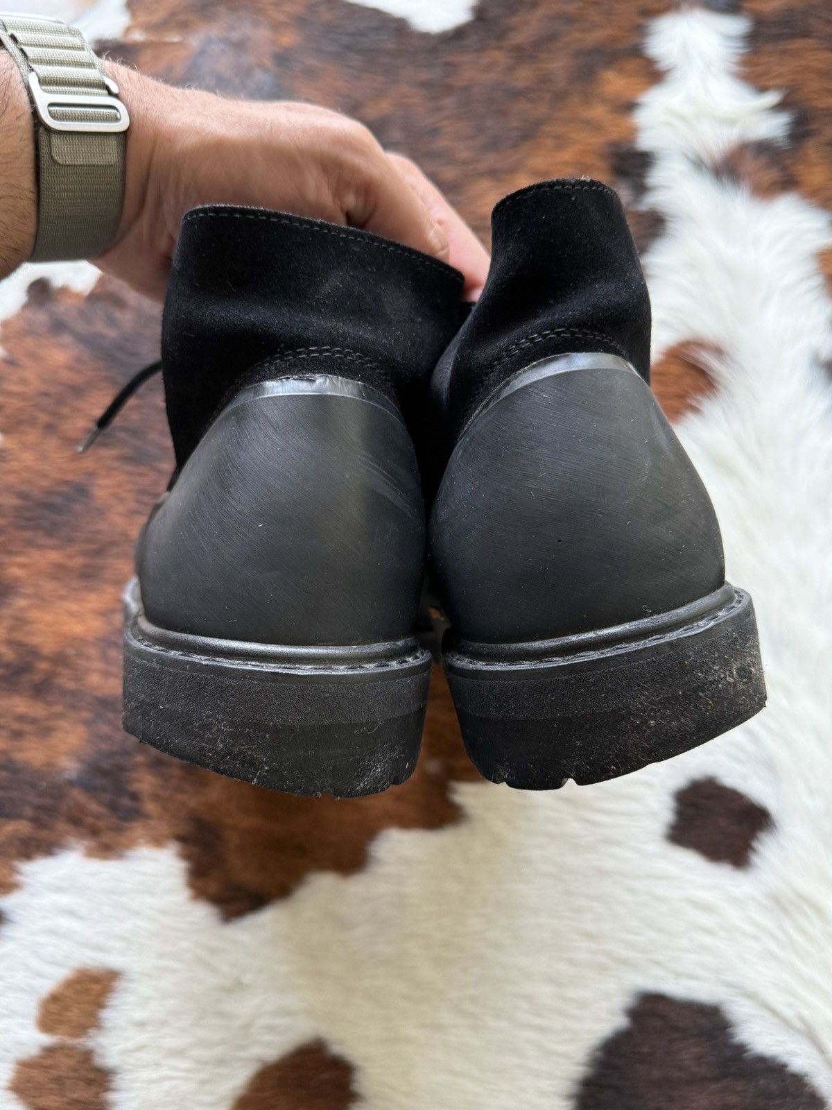 Diemme Black Diemme Suede Chukka Boots Vibram Sole EU 47 Size US 13 / EU 46 - 6 Thumbnail