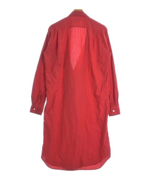 Comme des Garcons Homme Plus Shirt Polyester Plain Long Length Open Neck Red Size US S / EU 44-46 / 1 - 2 Thumbnail