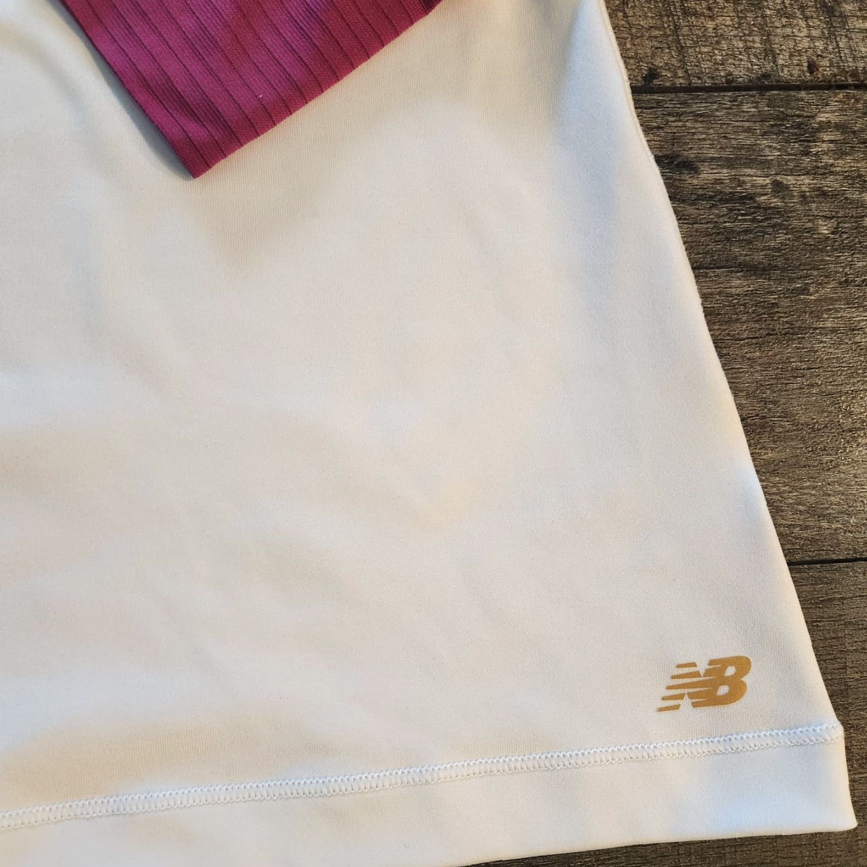 New Balance New Balance Womens Size M 1/4 Zip Lightweight White Long Sleeve Running Golf Shirt Pullover Activewear Size M / US 6-8 / IT 42-44 - 2 Thumbnail