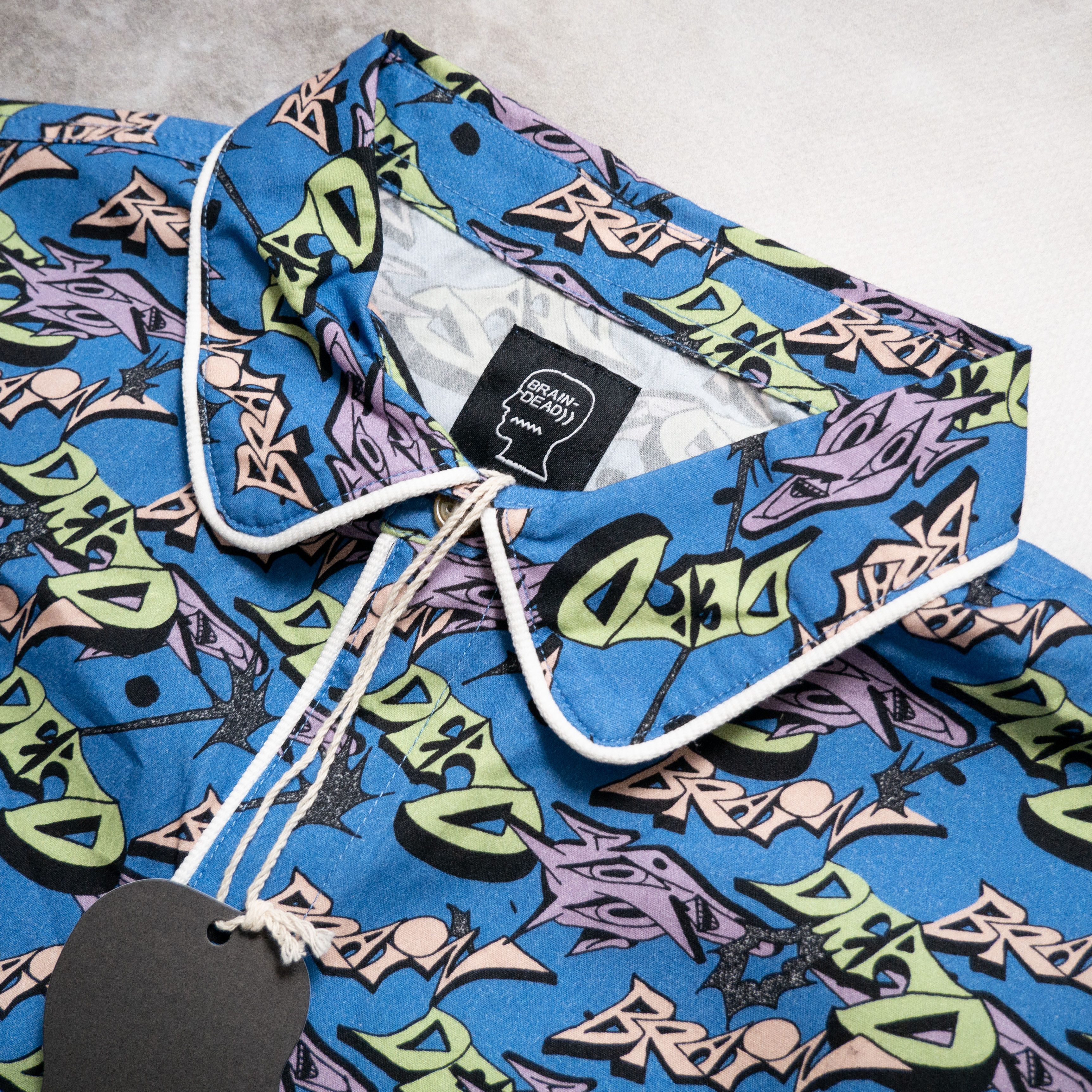 Brain Dead Brain Dead Pajama Button Ups Shirt New M Size US M / EU 48-50 / 2 - 4 Thumbnail