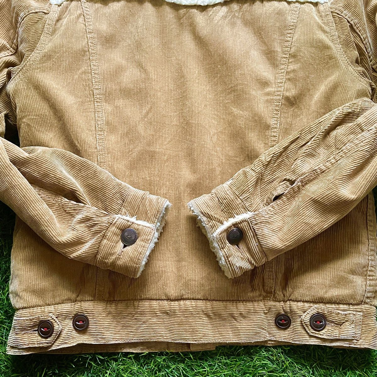 Other Edwin XV Corduroy Sherpa Liner Trucker Jacket Size US S / EU 44-46 / 1 - 6 Thumbnail