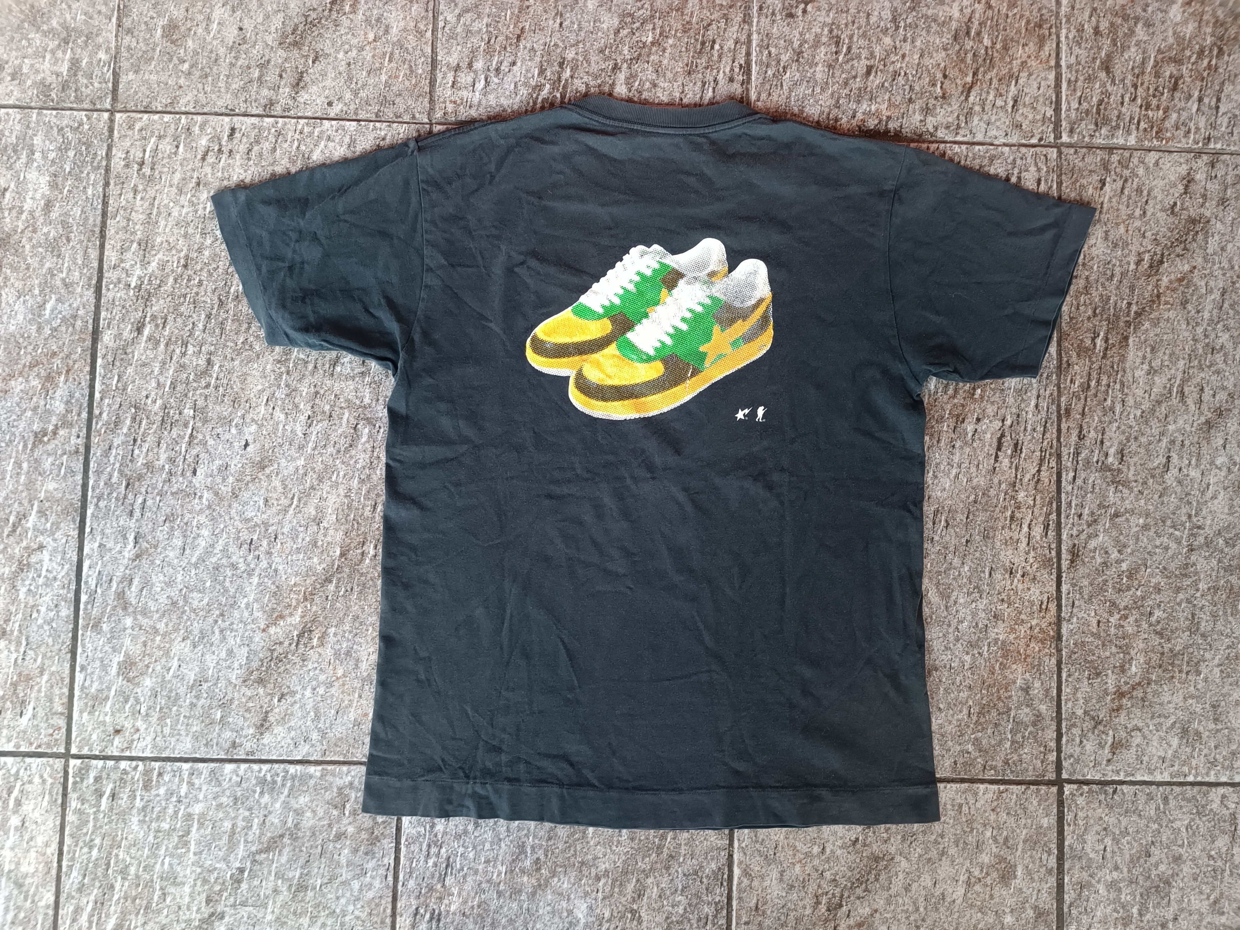 image of Bapesta Jamaica Tee in Black, Men's (Size Medium)