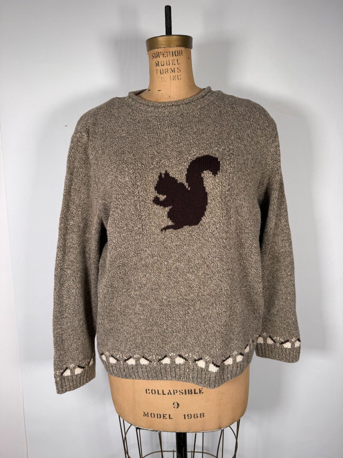 Northern Reflections Vintage Northern Reflections Squirrel Knitted Sweater Size L / US 10 / IT 46 - 1 Thumbnail