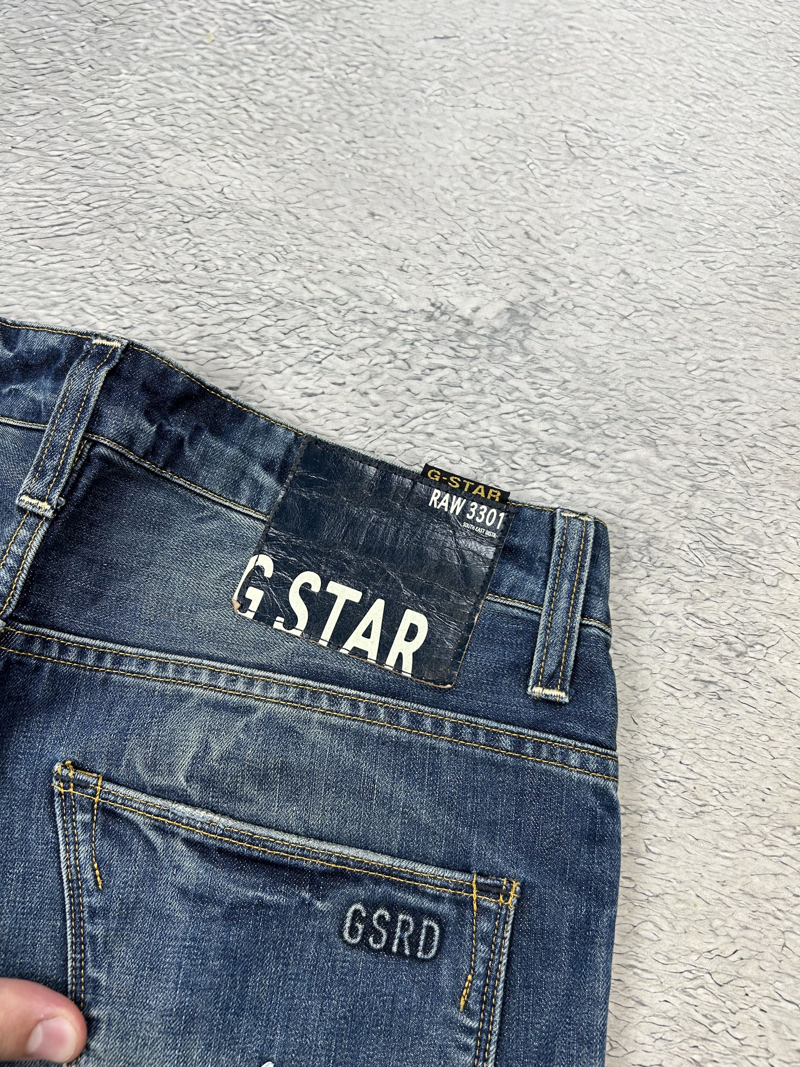 G-Star × Vintage Vintage G-Star Raw Denim Jeans Straight Boiled Oldmoney Size US 29 - 6 Thumbnail