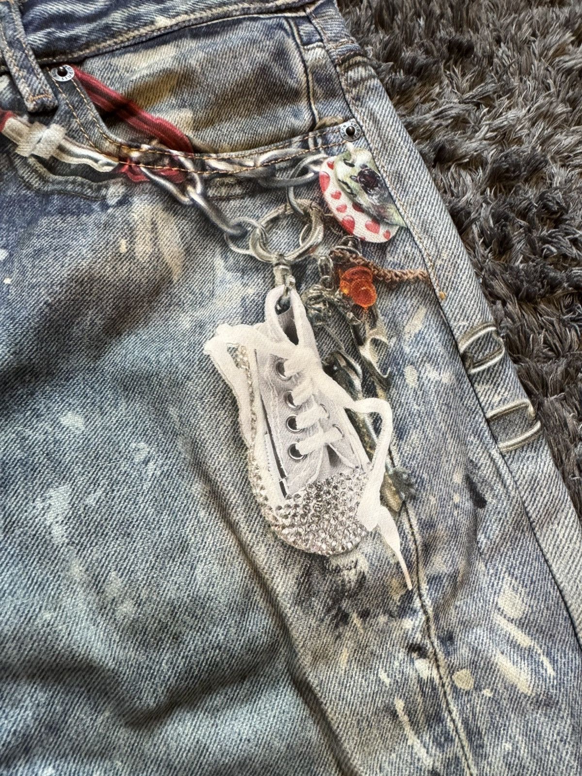Acne Studios Acne Studios Printed Jeans 1981 Size US 31 - 3 Thumbnail